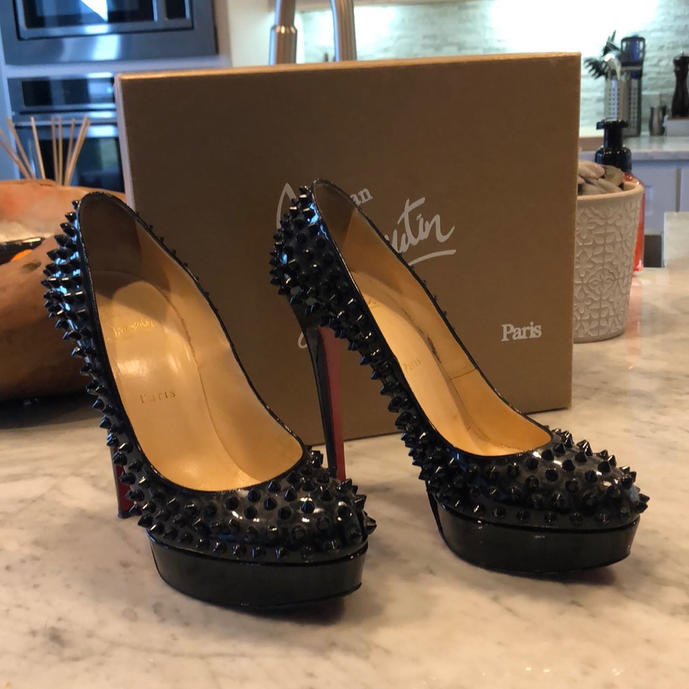 Christian Louboutin Bianca Spikes 140 Patent Soft